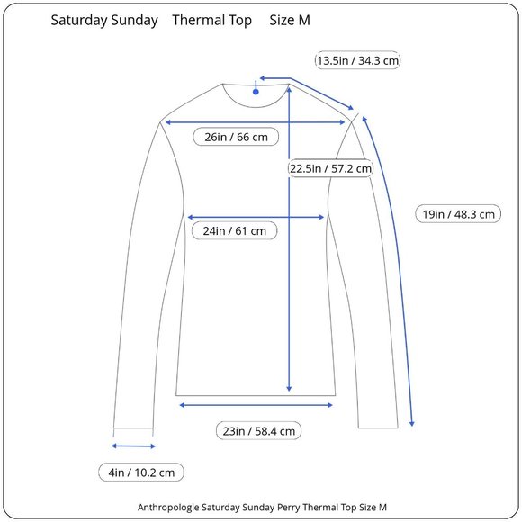 Anthropologie Saturday Sunday Perry Thermal Top - Picture 7 of 10